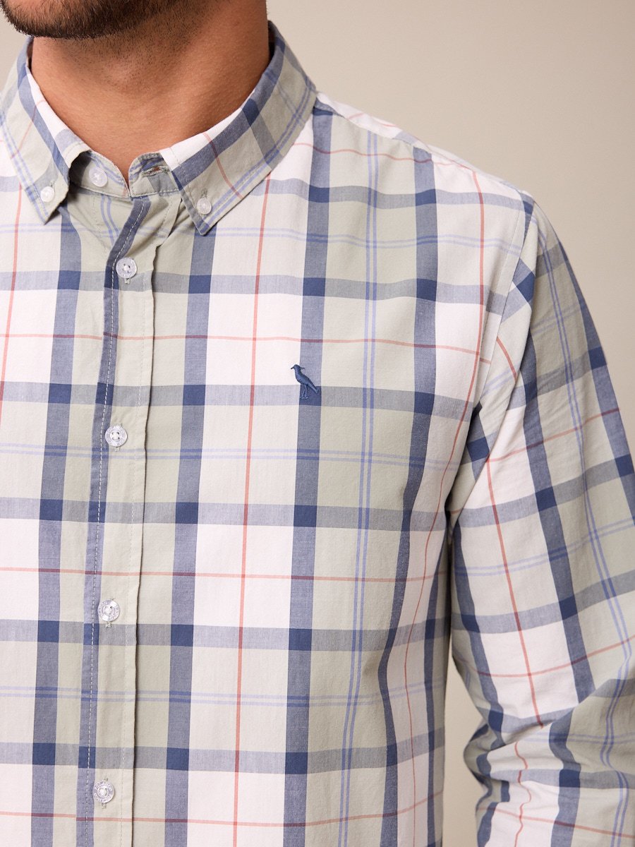 CAMISA LURON POLANCO - Azul Xadrez - Imagem 3