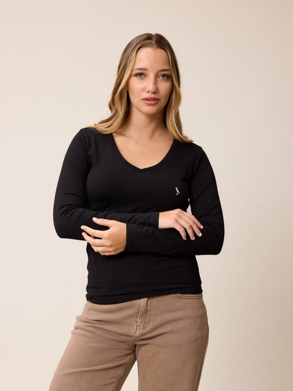 T-SHIRT M/L NOAN POLANCO - Preto