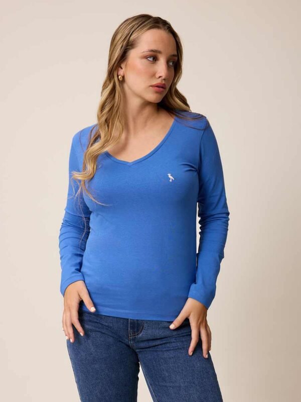 T-SHIRT M/L NOAN POLANCO - Azul Safira